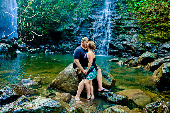 Maui Photographers Waterfall Proposal