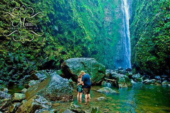 Maui Photographers Waterfall Proposal