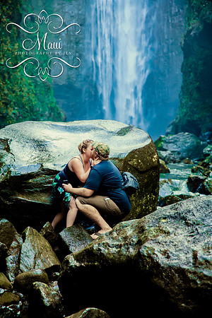 Maui Photographers Waterfall Proposal