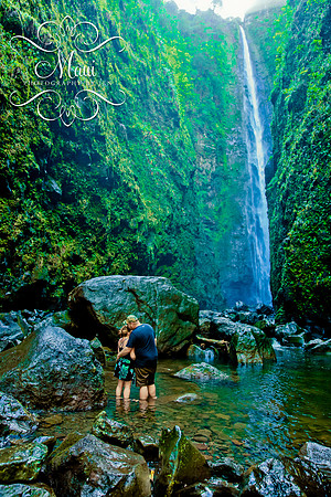 Maui Photographers Waterfall Proposal