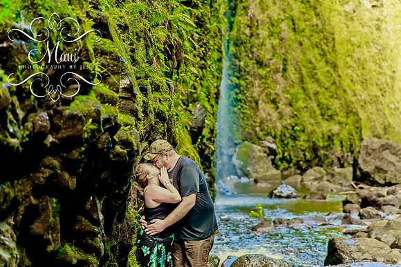 Maui Photographers Waterfall Proposal