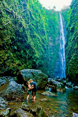Maui Photographers Waterfall Proposal
