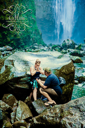 Maui Photographers Waterfall Proposal