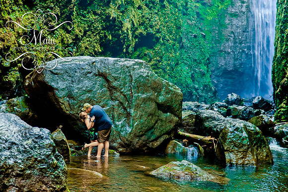 Maui Photographers Waterfall Proposal