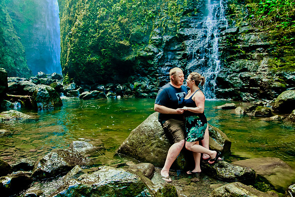 Maui Photographers Waterfall Proposal