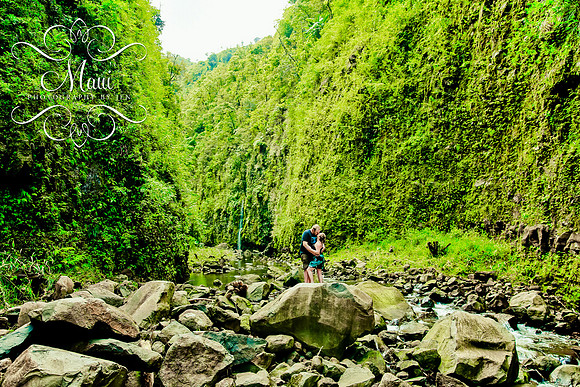 Maui Photographers Waterfall Proposal