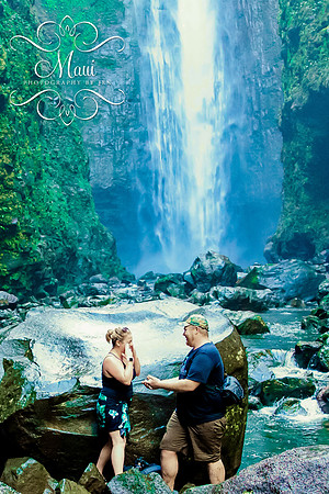 Maui Photographers Waterfall Proposal
