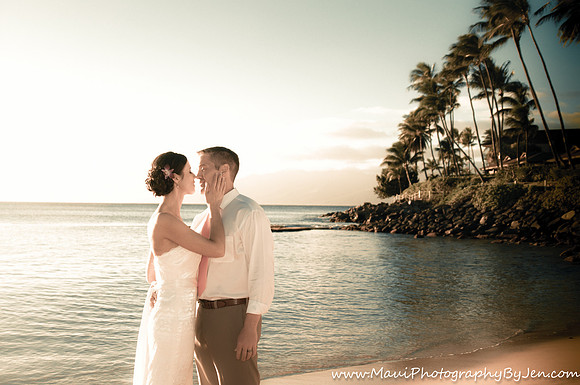 Wedding Photography in Maui at Napili Bay