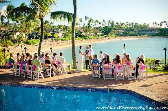 Wedding Photography in Maui at Napili Bay