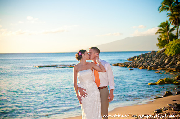 Wedding Photography in Maui at Napili Bay