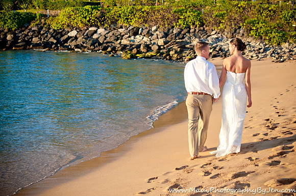 Wedding Photography in Maui at Napili Bay