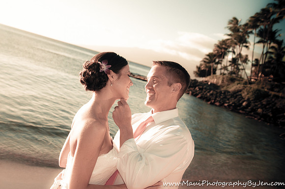 Wedding Photography in Maui at Napili Bay