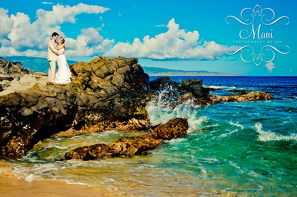 Maui Photographer Wedding @ Kapalua Bay in the Ritz Carlton