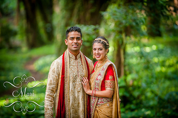 Maui Photographers Indian Wedding Couple