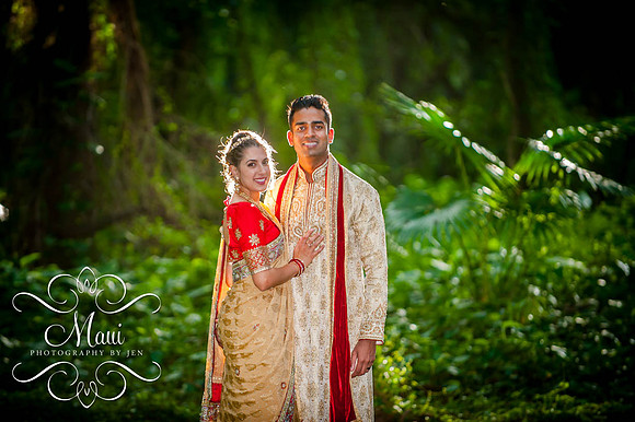 Maui Photographers Indian Wedding Couple