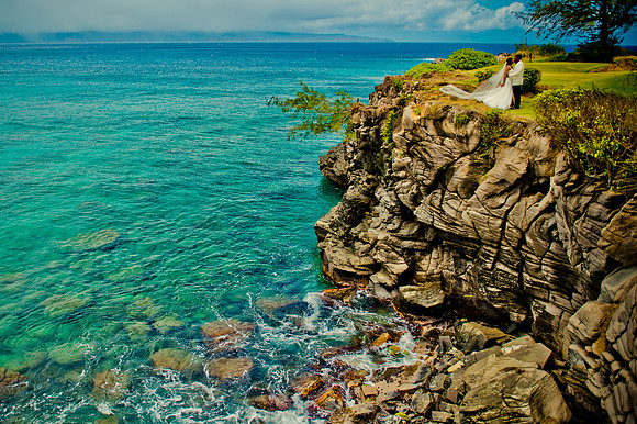 Maui Photographer Wedding @ Kapalua Bay Beach in the Ritz Carlto