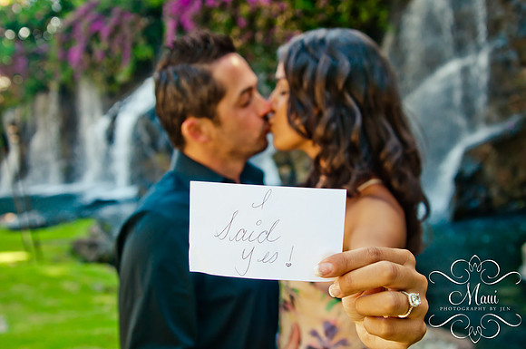Maui Photography Couple Waterfalls Grand Wailea Resort