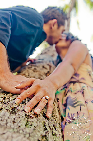 Maui Photography Couple Waterfalls Grand Wailea Resort