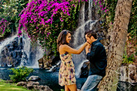 Maui Photography Couple Waterfalls Grand Wailea Resort