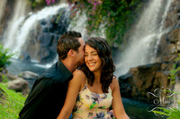 Maui Photography Couple Waterfalls Grand Wailea Resort