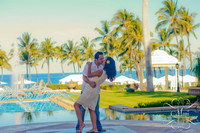 Maui Photography Couple Waterfalls Grand Wailea Resort
