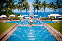 Maui Photography Couple Waterfalls Grand Wailea Resort