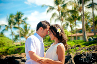 Maui Photography Couple Waterfalls Grand Wailea Resort