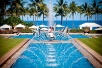Maui Photography Couple Waterfalls Grand Wailea Resort