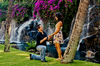 Maui Photography Couple Waterfalls Grand Wailea Resort