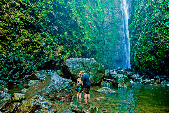 Maui Photographers Waterfall Proposal