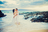 Maui Photographers with Honeymoon Couple