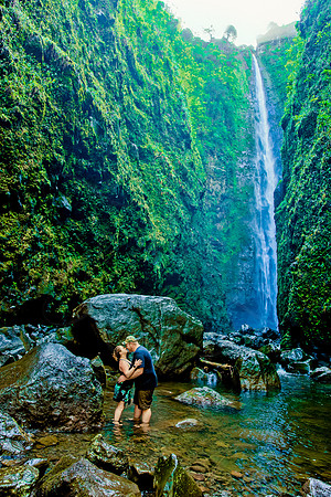 Maui Photographers Waterfall Proposal